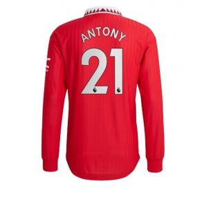 Manchester United Antony #21 Hemmatröja 2022-23 Långärmad